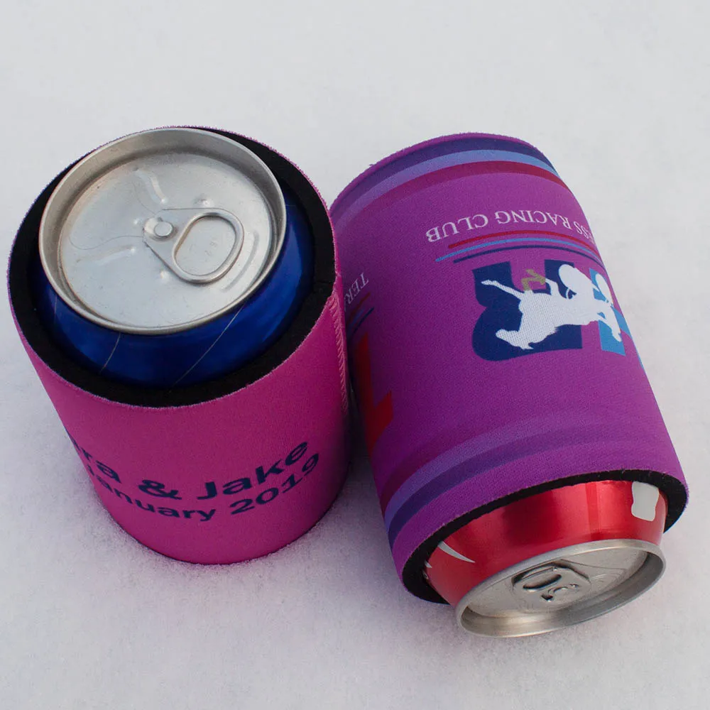 150pcs 5mm Neoprene Stubby Holder With Base Custom Your Logo Wedding GiftsCan Cooler Custom Illustration