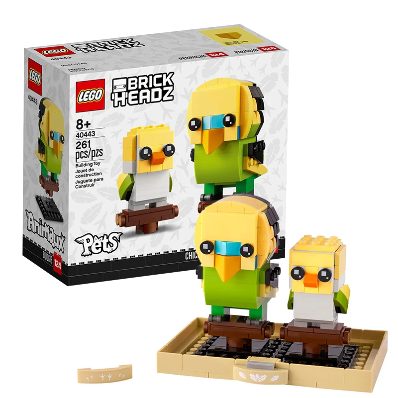 

Конструктор Lego Block Square Head Series 40443 «Попугай» для мальчиков и девочек, детская развивающая игрушка-головоломка, подарок
