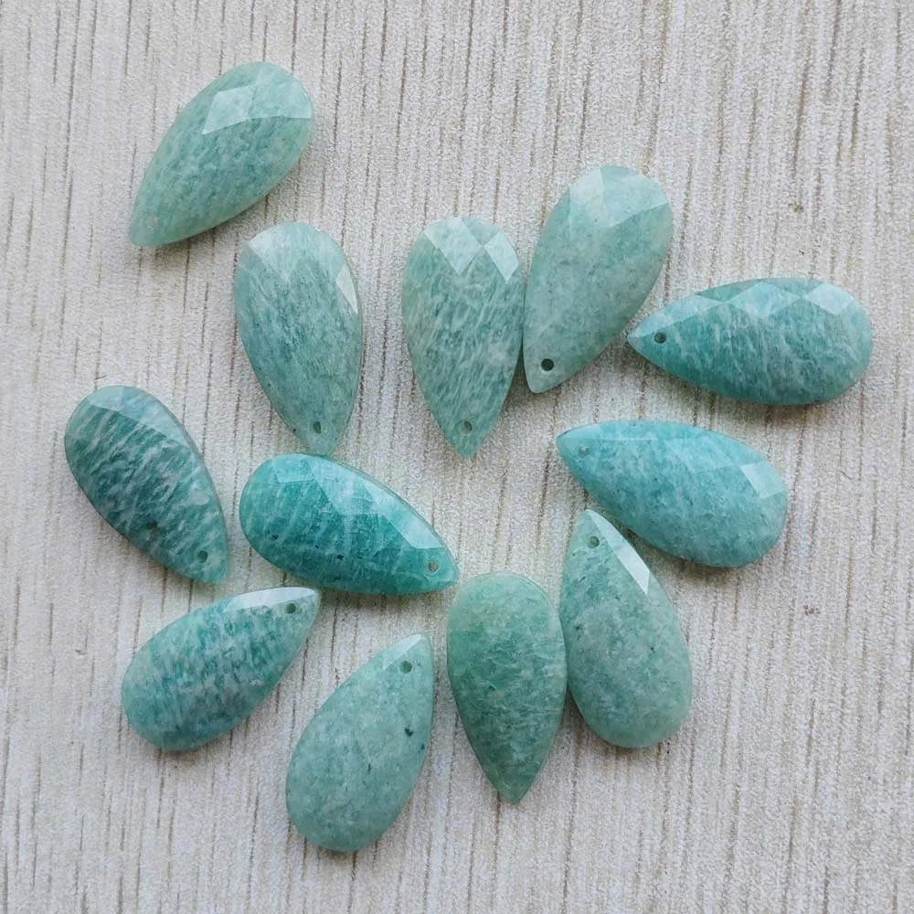 Amazonite Teardrop Pendants 3