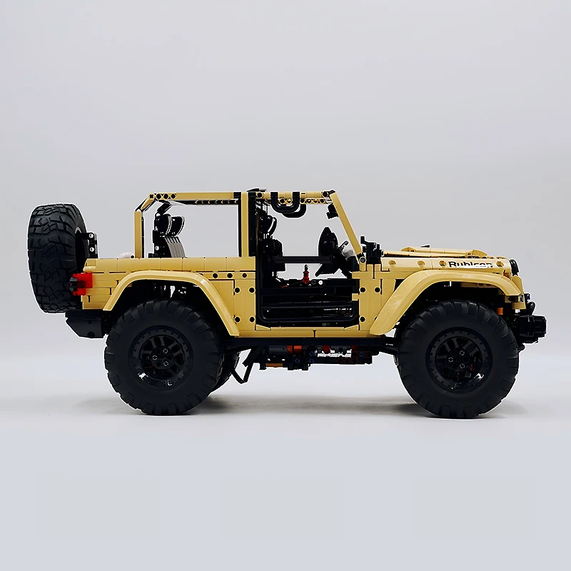 قالب جدير للعرض King 13184 التطبيق الفني/RC بمحركات رانجلر SUV مركبة اللبنات لتقوم بها بنفسك لعبة الصبي هدايا عيد الميلاد الكبار #5