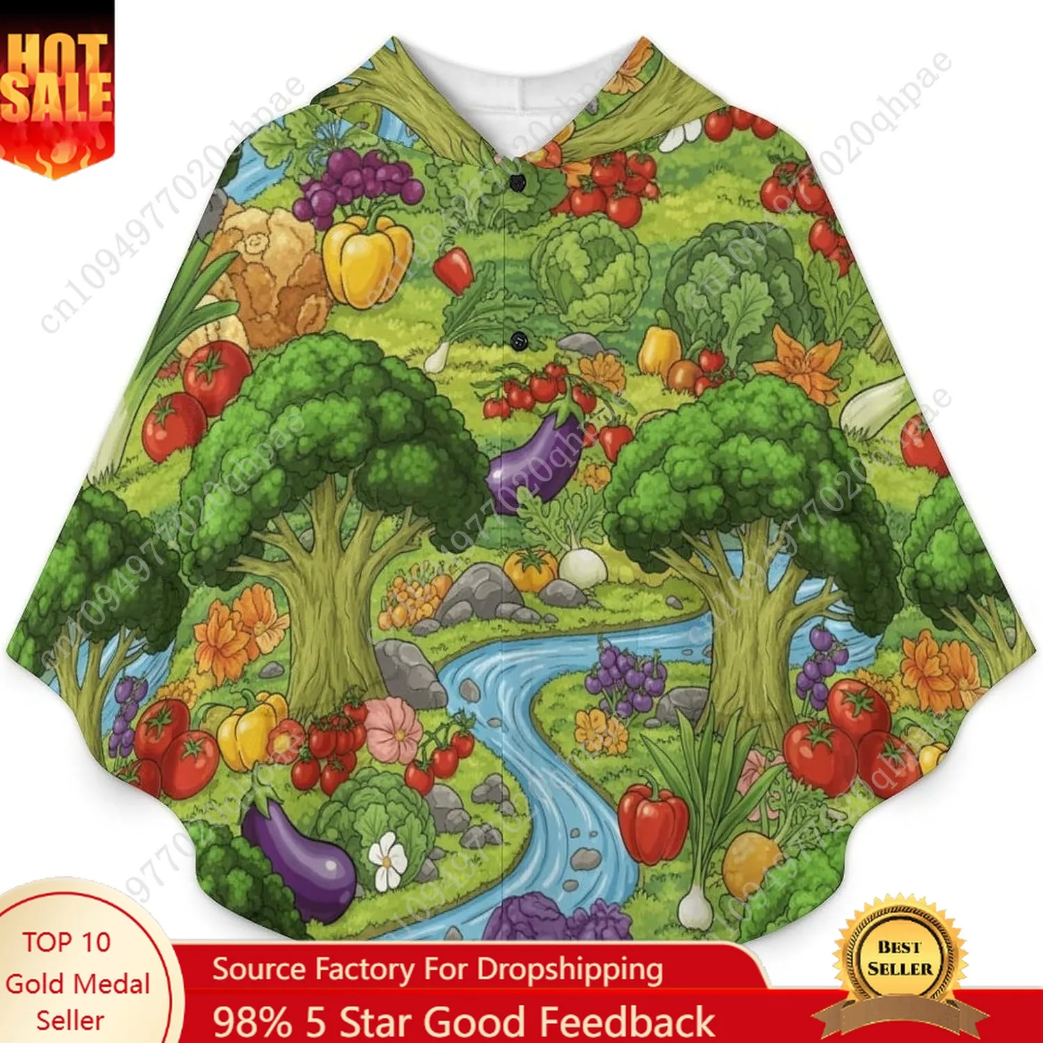 سترة بطانية مريحة من الفلانيل، هوديي كبير الحجم مع خضروات مع جيوب للأطفال والمراهقين