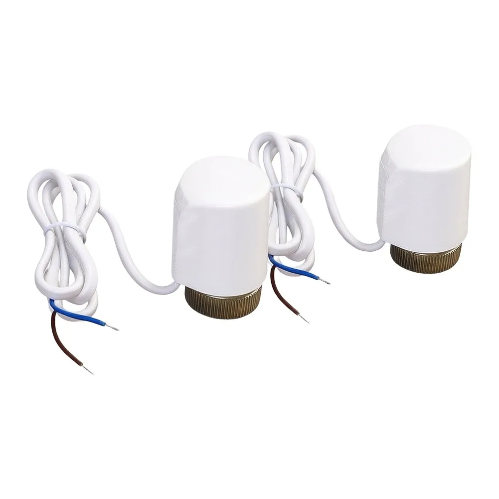 2pcs AC230V Electric Thermal Actuator M30*1 5mm Thread for Floor Heating and Radiator Valve Temperature Control