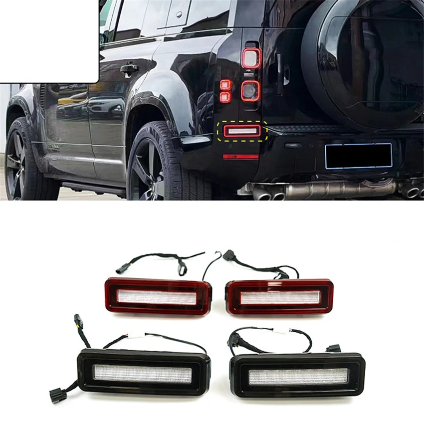 

For Land Rover Defender 110 Reverse Light 2pcs High Brightness Brake Light 90Dedicated Rear Tail Light Modification Accessories