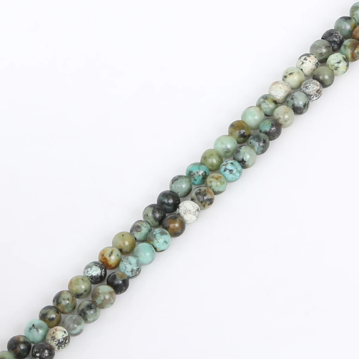 

Natural Stone Turquoise Bead Round Loose Spacer Beads For Jewelry Making DIY Bracelet Necklace Accessory