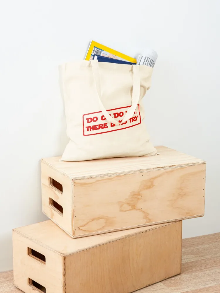 Do or do not, there is no try... (Red) Tote Bag tote bag university Eco bag Customizable tote