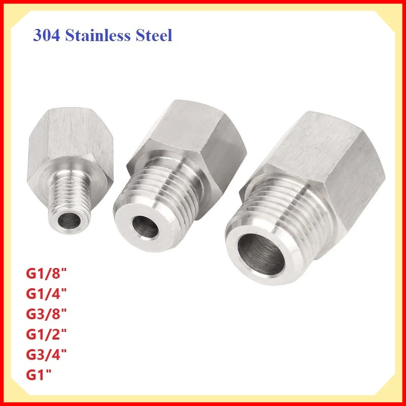 New Listing Hex Adapters Connector Female To Male Pipe Fitting Thread 1/8