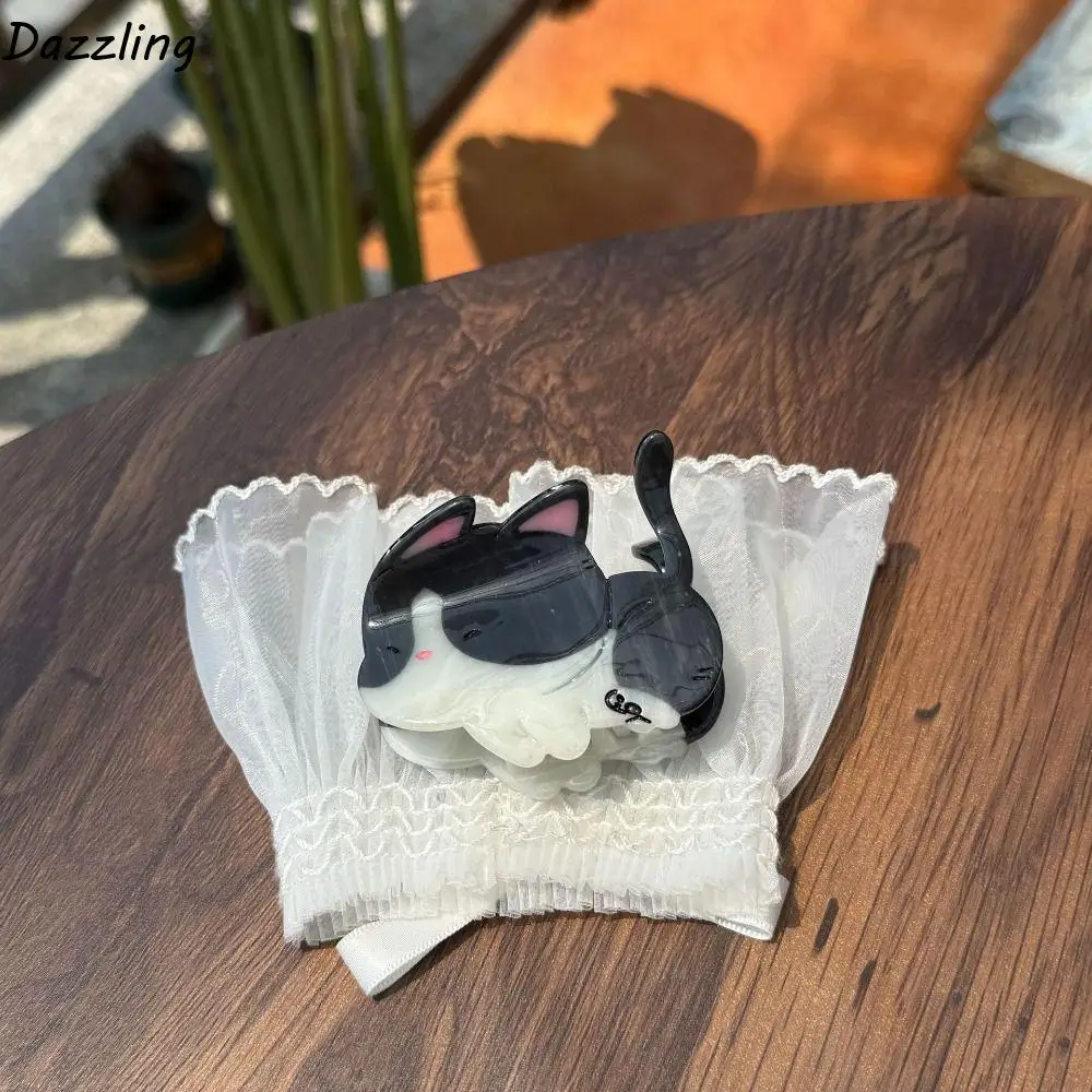 

Fashion Acetic Acid Acetate Cat Hair Claw Cartoon Hairpin Animal Hair Clip Hair Accessories Pet Shark Clip Girl