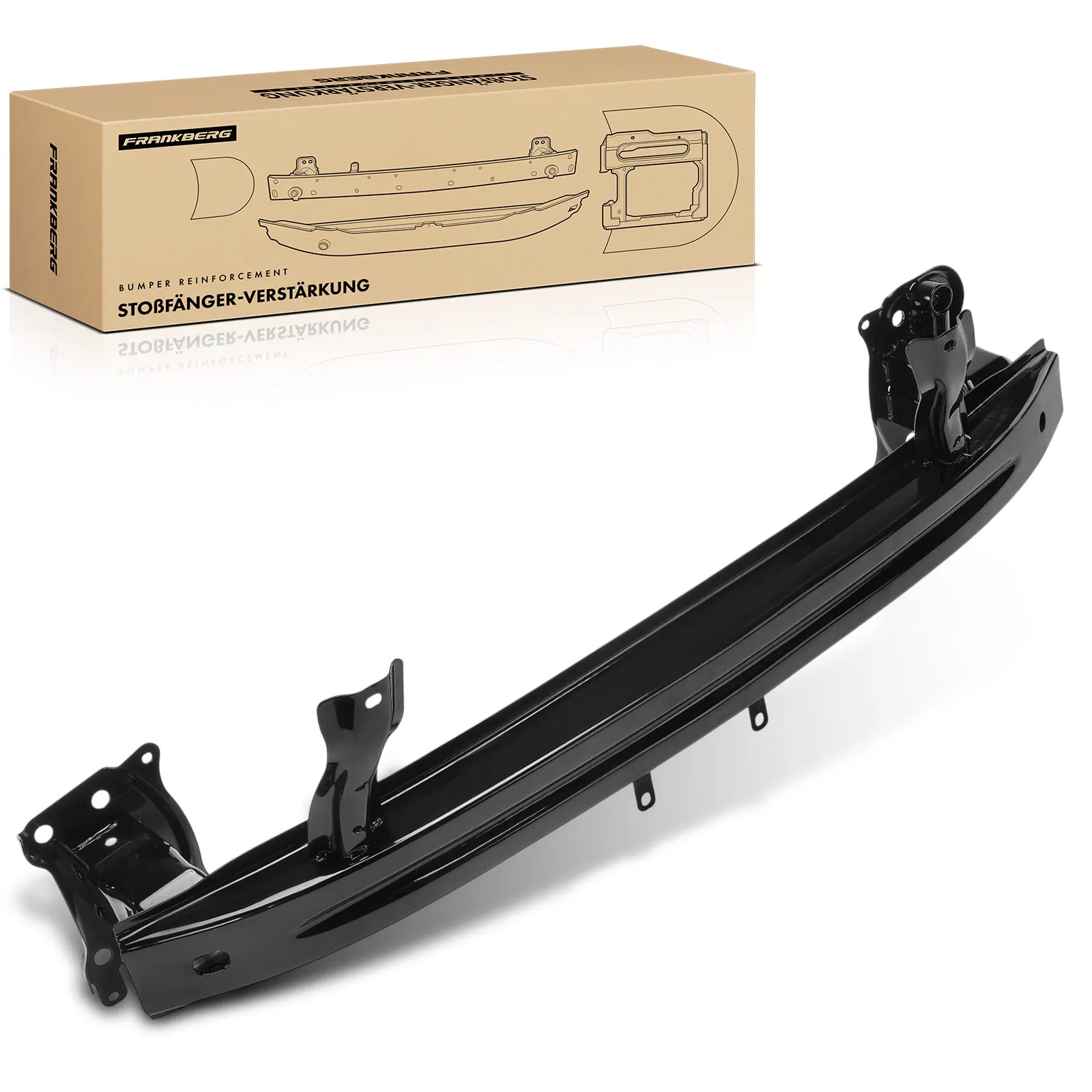 Frankberg 1x Stossfänger Stoßstangenträger Vorne Links Rechts für VW Passat Variant 3C2 3C5 2.0L 3.2L 3.6L VW1006127C VG44050B