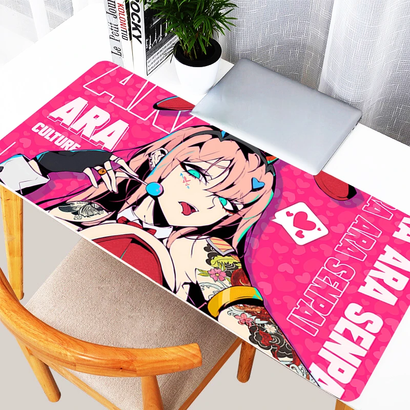 Anime sexy girl 100x50 Mouse Pad Gaming Pc Accessories Laptop Computer Speed Mini Pc Gamer Keyboard Desk Mat Big Mousepad Gift