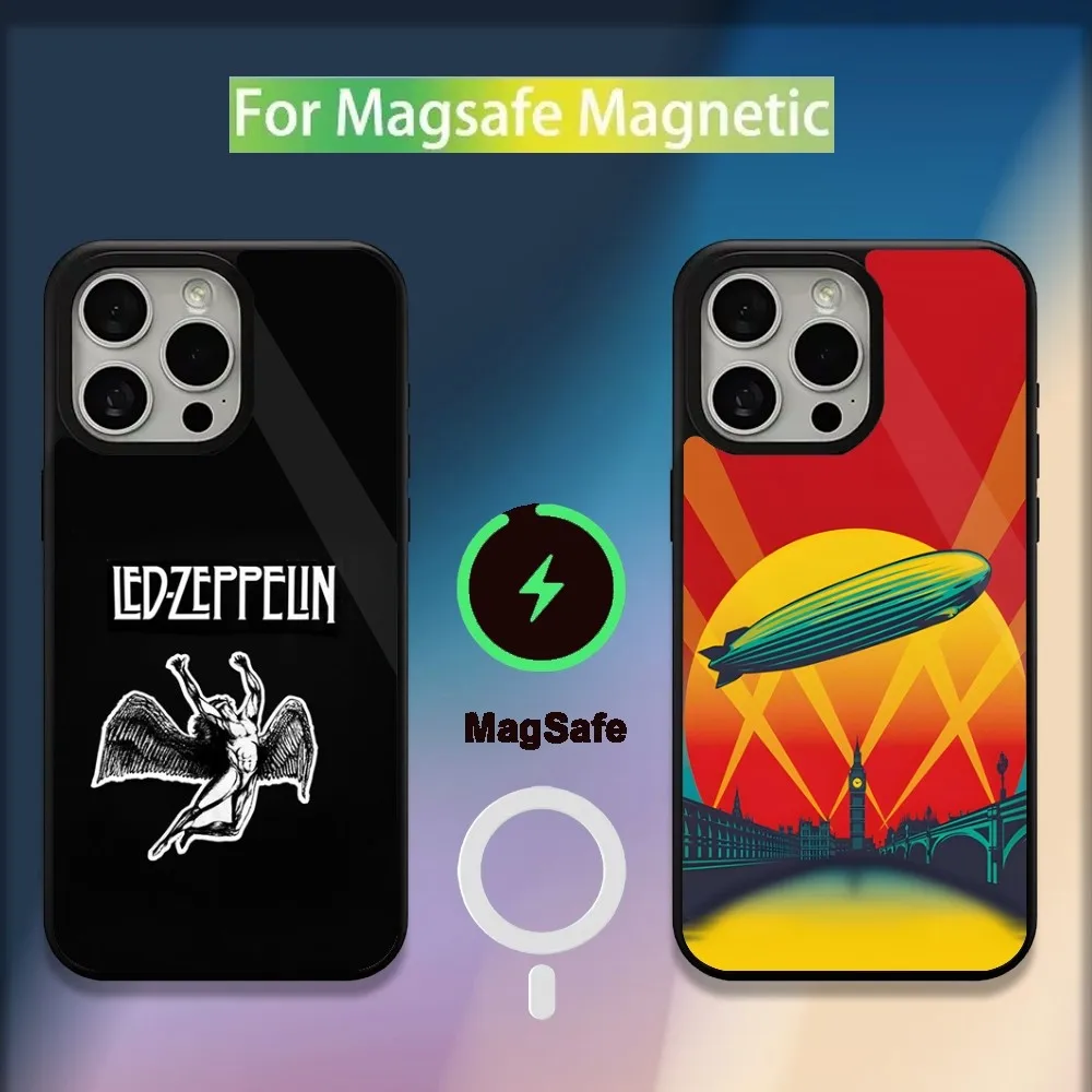 L-Led Rock Z-ZeppelinS Phone Case For iPhone 16,15,14,13,12,11,Plus,Pro,Max,Mini Magsafe Magnetic Wireless Charging