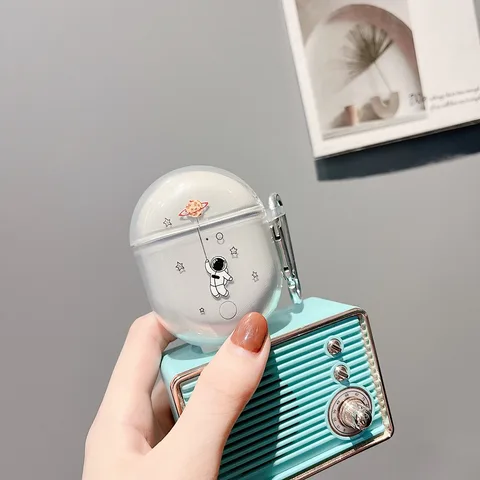 Мягкий силиконовый чехол для наушников с милым цветком и астронавтом, чехол для наушников Xiaomi Redmi Buds 3 Pro TWS, чехлы AirDots 3 Pro чехол для redmi buds 3 отзывы - №4