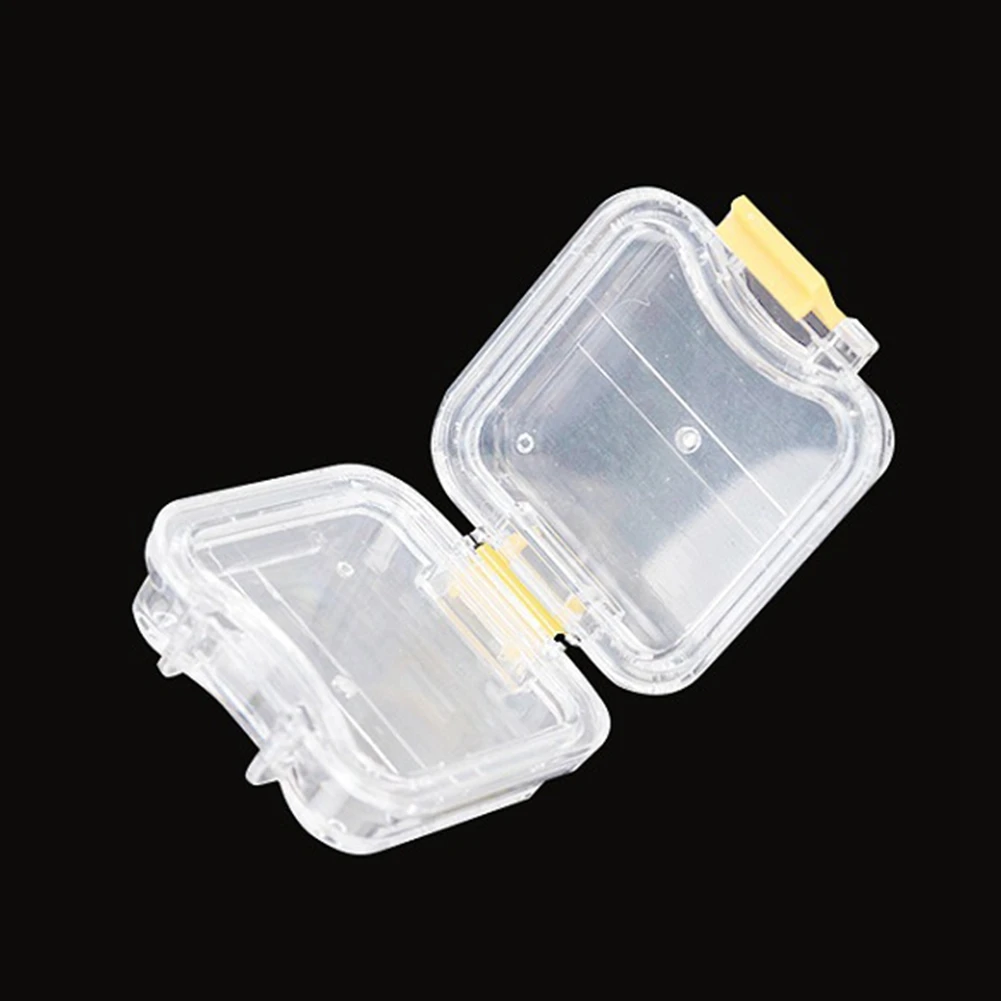 10Pcs Plastic Denture Tooth Box with Film High Quality Denture Storage Box Dental Implant Membrane Tooth Box