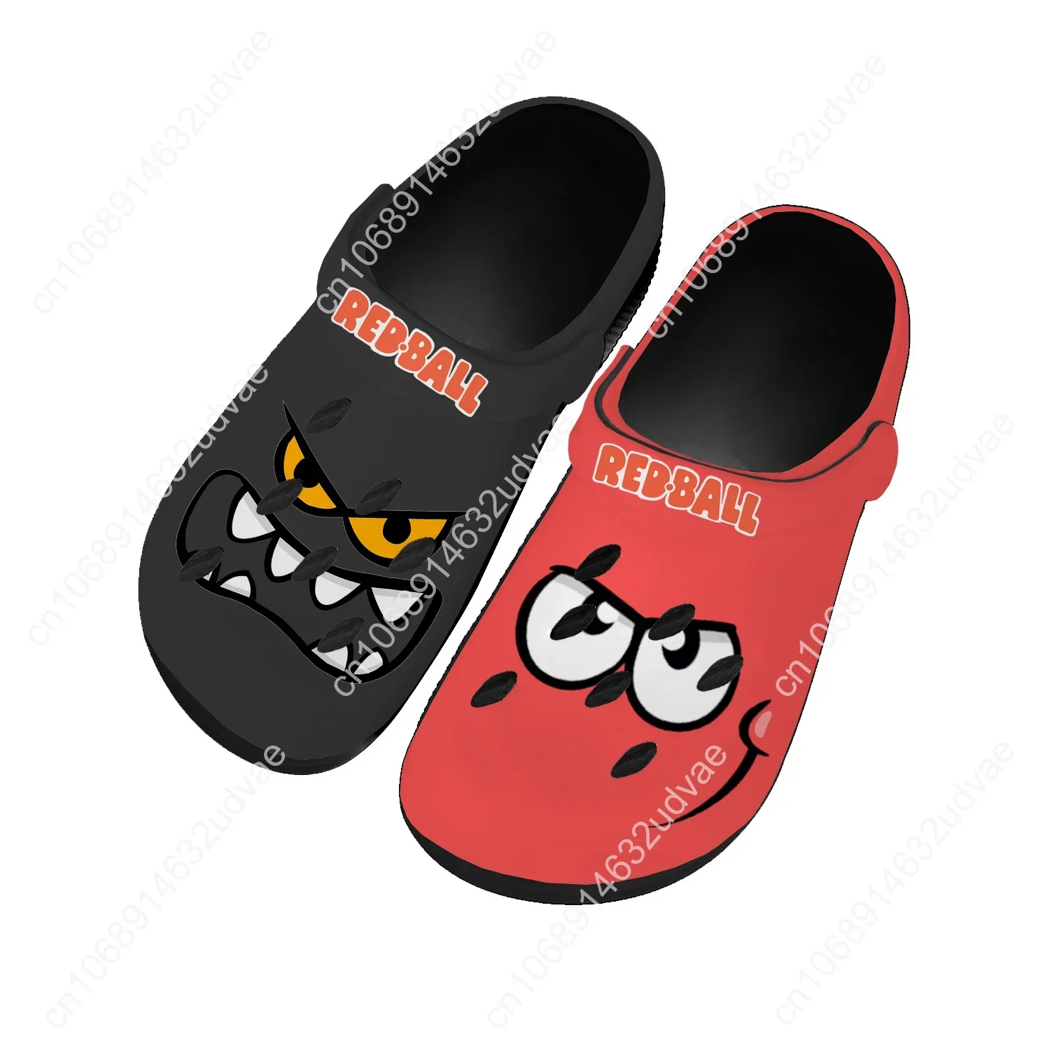 

Red Ball Home High Quality Sandals Women Teenager Fashion Water Shoe Hot Games Garden Breathable Comfort Beach Hole Slippers