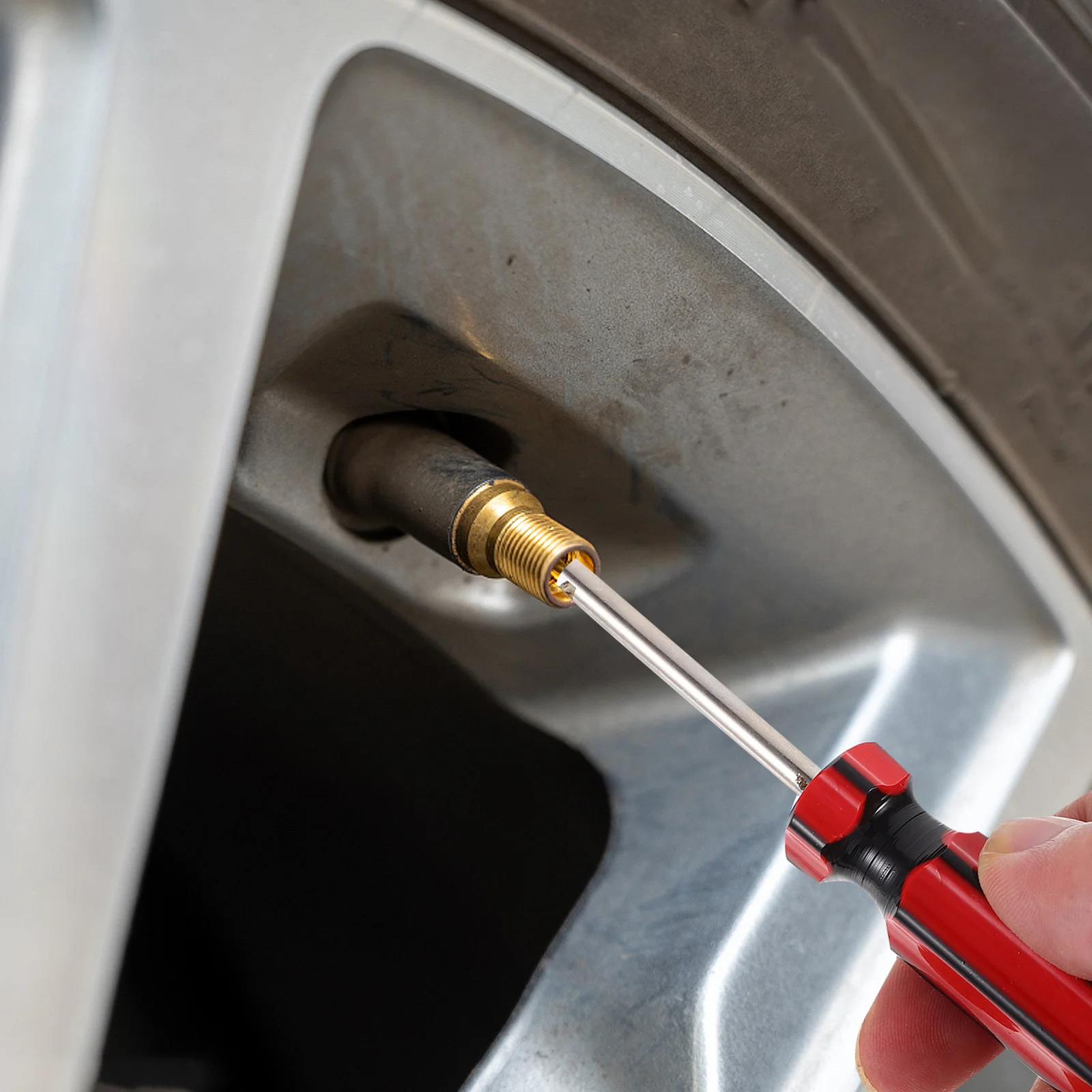 

5Pcs Valve Core Removal Tool Sturdy 45 Steel Tire Stem Extractor for Car Bike Truck Automotive Tire Repair Tools