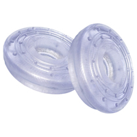 2pcs Anti-slip Gasket Doorway Pull Up Bar End Pad Muscle Trainer Suction Cup Cover Detachable Fitness Sports Rubber Material