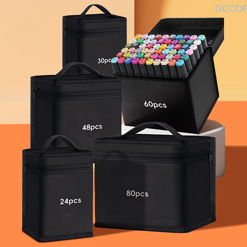 Черная-сумка-для-хранения-маркеров-массивная-большая-вместительная-холщовая-сумка-карандаш-на-молнии-акварельная-ручка-портативная-сумка-для-канцелярских-принадлежностей