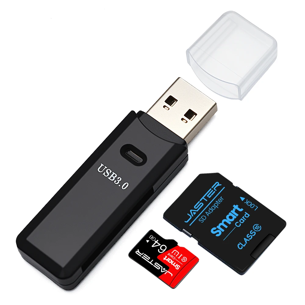 

Миниатюрный высокоскоростной картридер 2-в-1 USB 3.0 для карт Micro SD и TF, адаптер для флеш-накопителей