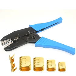 Terminal Crimping Plier Tools for DJ454 DJ453 U Shaped Copper Wire Crimps Terminal Cold Pressing Connectors Cable Lug