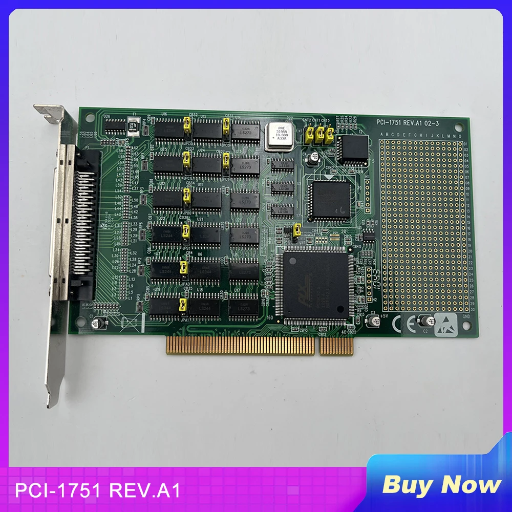 For Advantech 48-Channel Universal Digital I/O And Counting Card PCI-1751 REV.A1