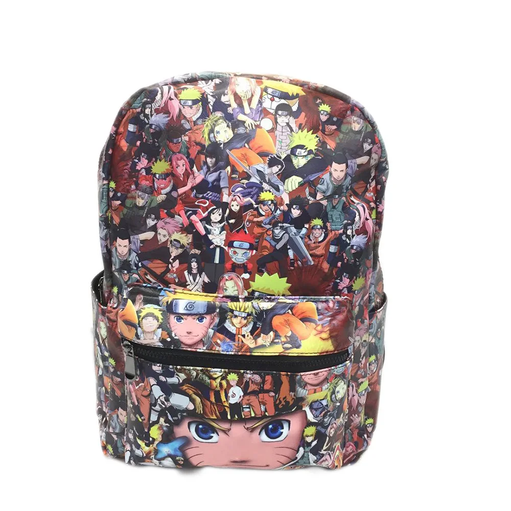 Classic Anime Naruto Creative Fashion Backpack Popular for Children's School Use Large Capacity Exquisite Versatile Backpacks