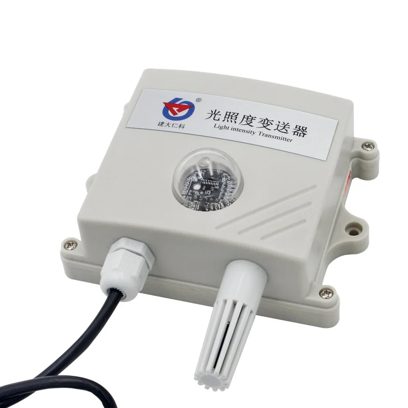 Sensor de luz solar lux analógico/RS485 Iot lux medidor sensor