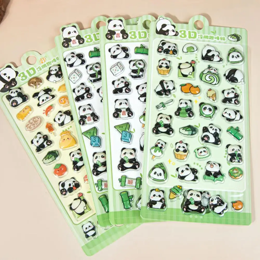 3D装飾ステッカー かわいいカピバラ パンダ キャンディステッカー DIY 電話 荷物 バイク ノートパソコン 面白いステッカー