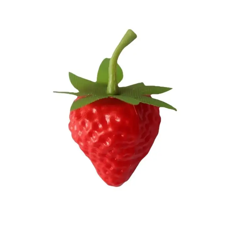 Lebensechte künstliche Erdbeeren aus Kunststoff, 10-20 Stück, künstliches Fruchtset für Fotografie-Requisiten, Babyparty-Dekoration – Detail 8