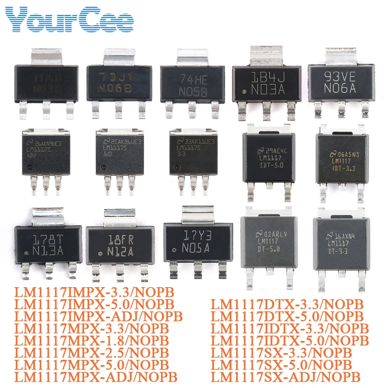 5Pcs LM117IMPX-ADJ/…