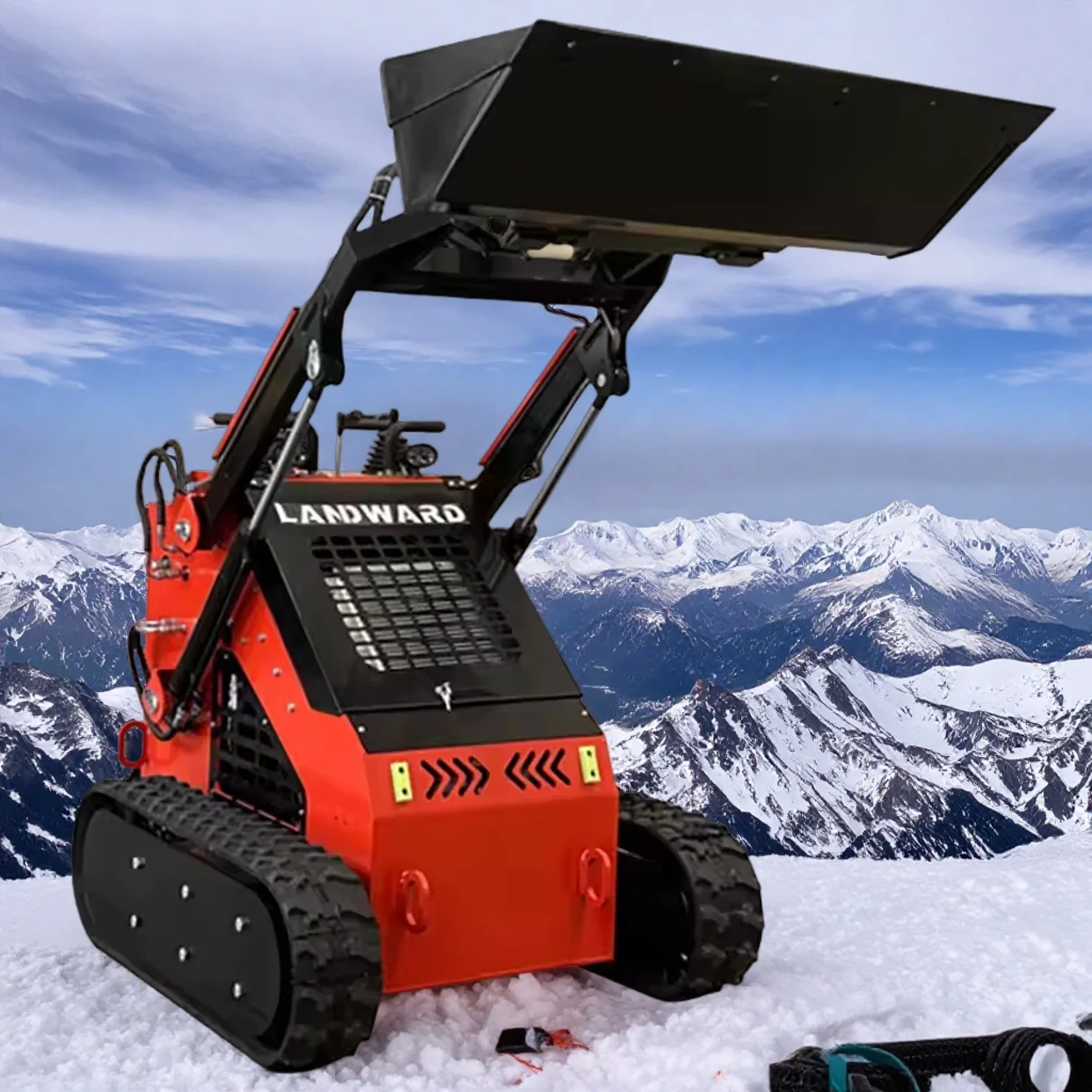 

Factory Mini Skid Steer Loaders Wheel Backhoe Skid Steer Loader Home Crawler Tracked Skid Steer Loader Factory Customized Price