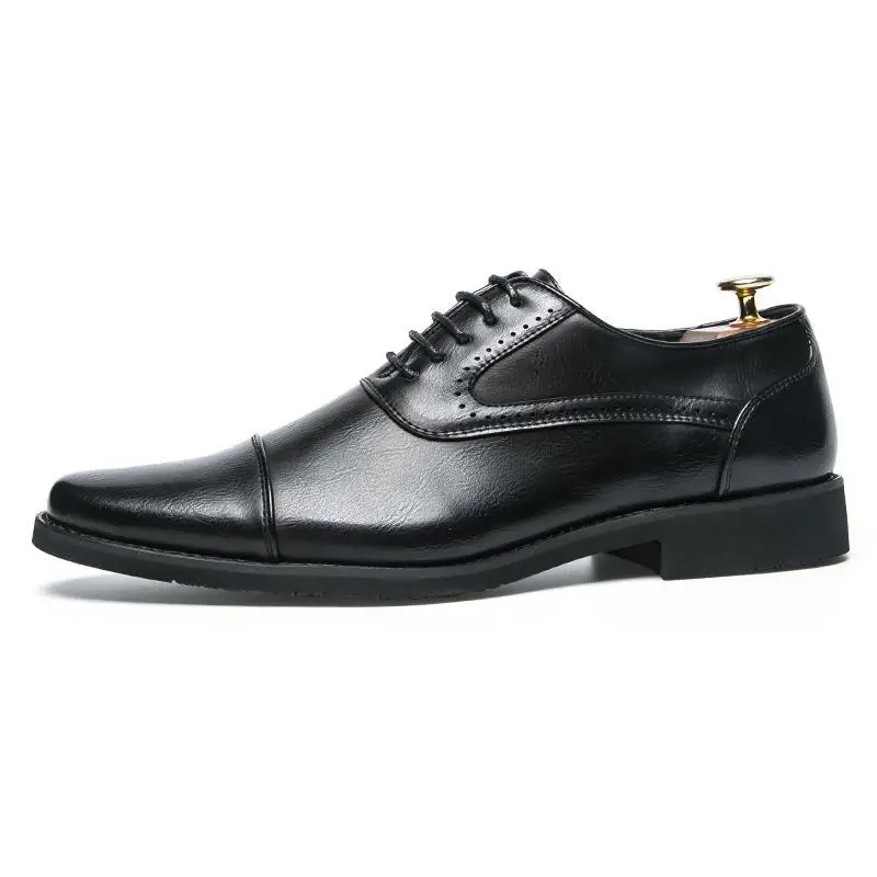 Zapatos Oxford con cordones delanteros para hombre, mocasines de vestir para oficina, negocios, lujo, Italia