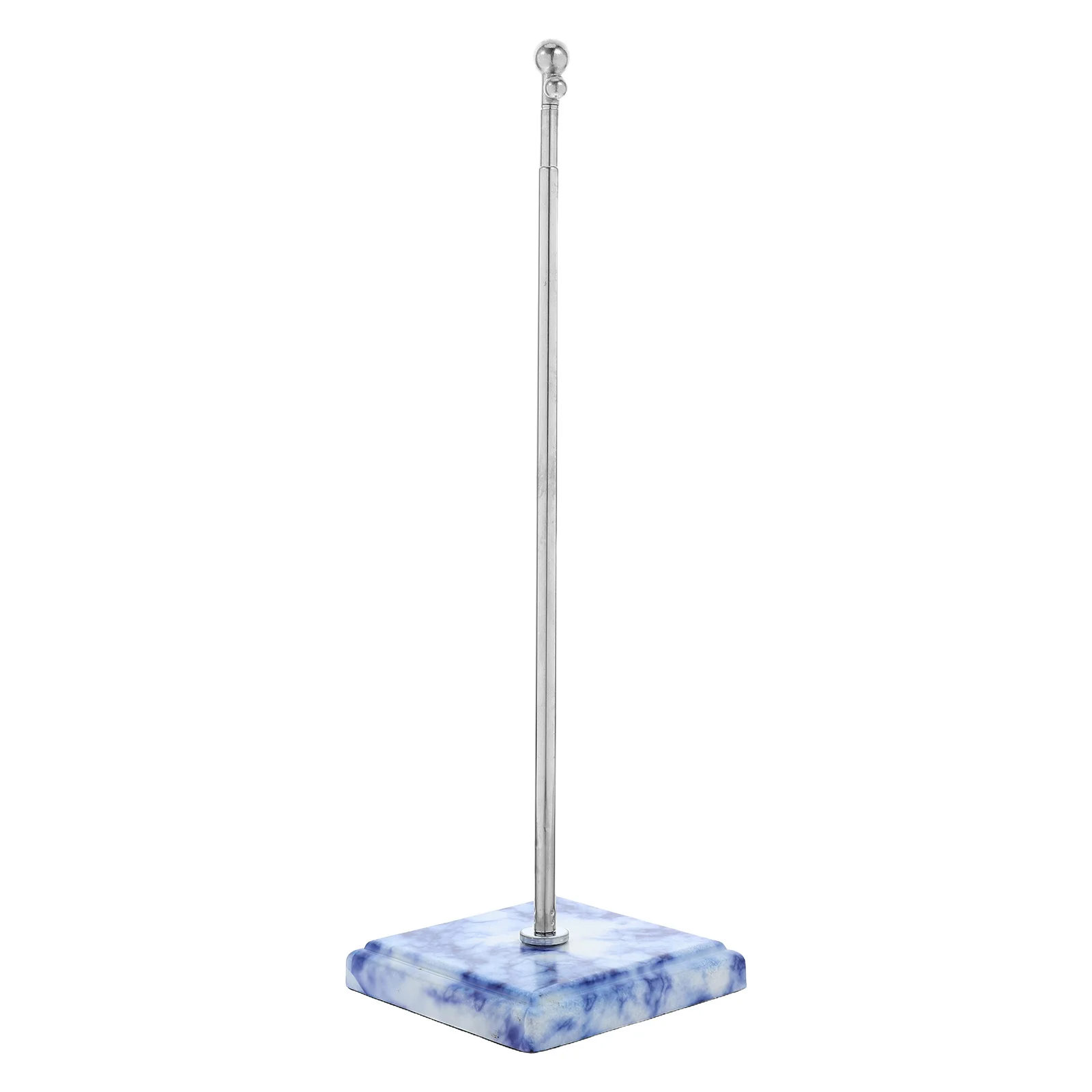

1Set Desk Flag Stand Base Elegant Table Flagpole Holder for Office Conference Sports Events Mini Flag Holder