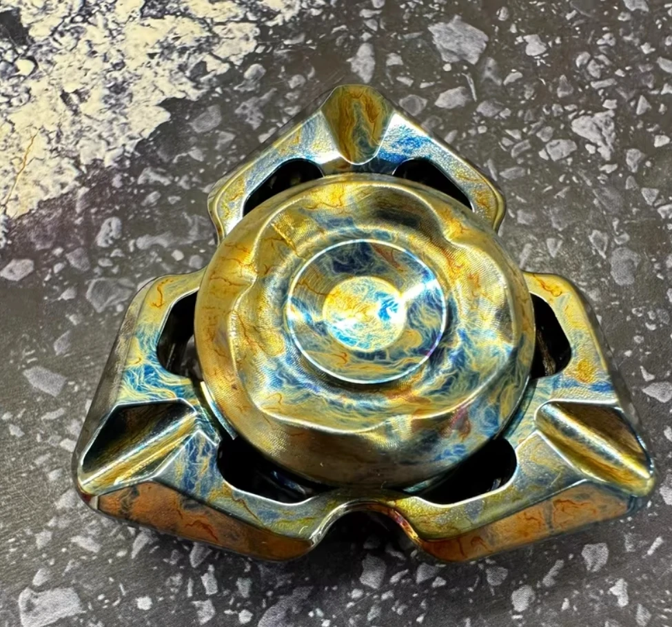 

Б/У EDC Титановый штормовый спиннер, гироскоп на кончике пальца, декомпрессионные игрушки