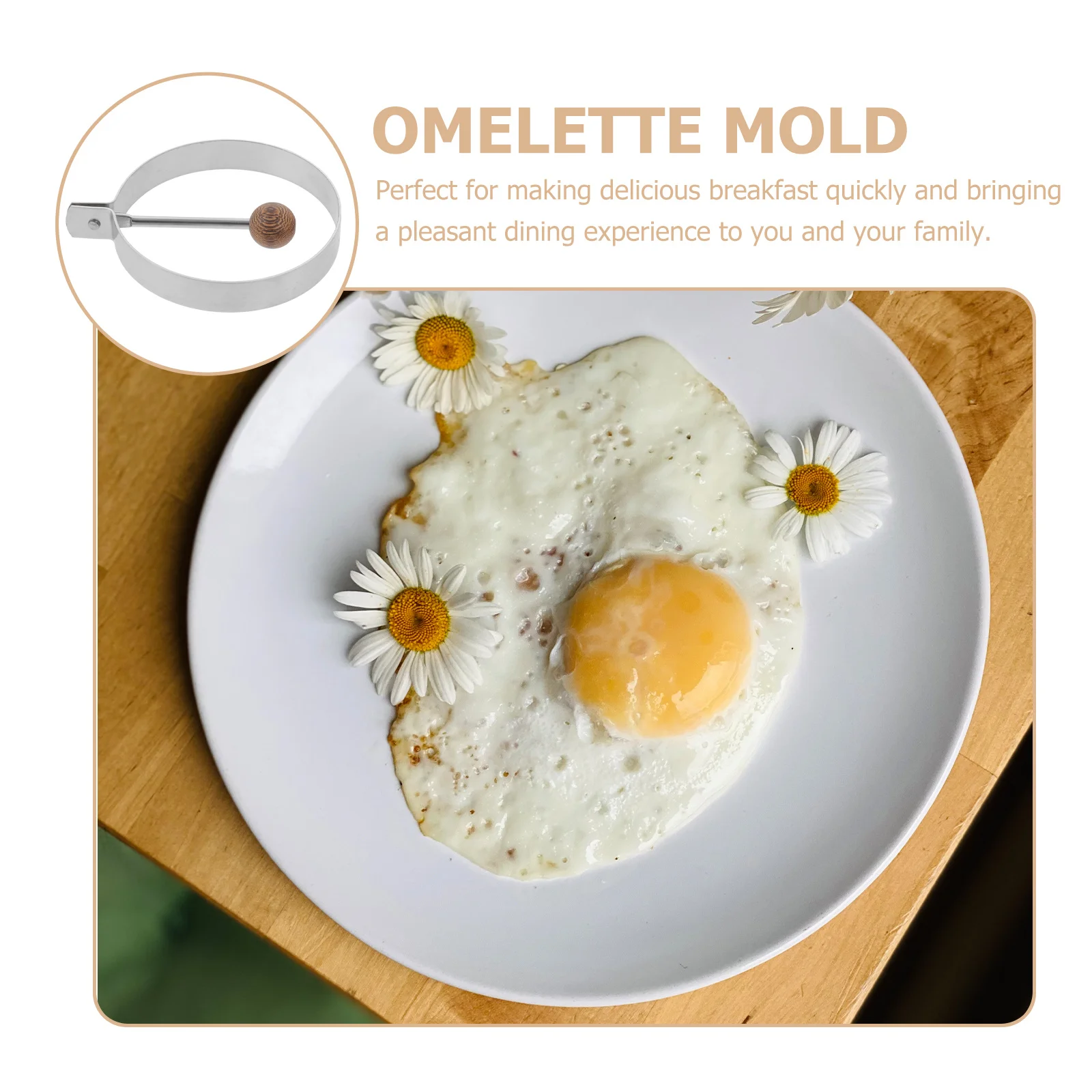 

Egg Ring Mold Stainless Steel Kitchen Egg Frying Mold Pancake Ring Breakfast Cooking Tool Kitchen Tools Pancake Shapers