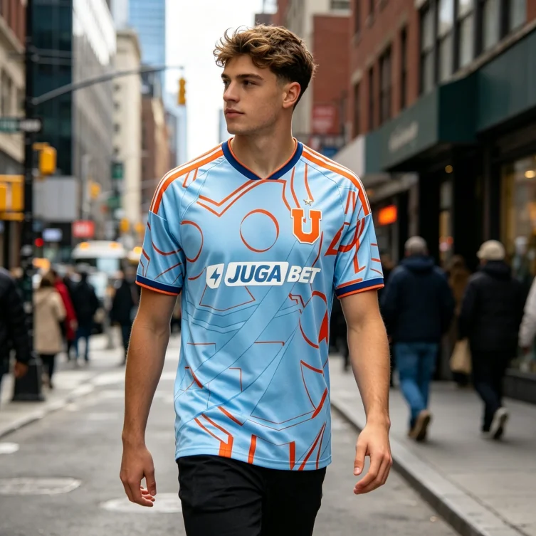 2026 New Jersey 3D Sports Universidad De Chile Special Edition Soccer Jersey – Blue Red Geometric Family Kids Tees