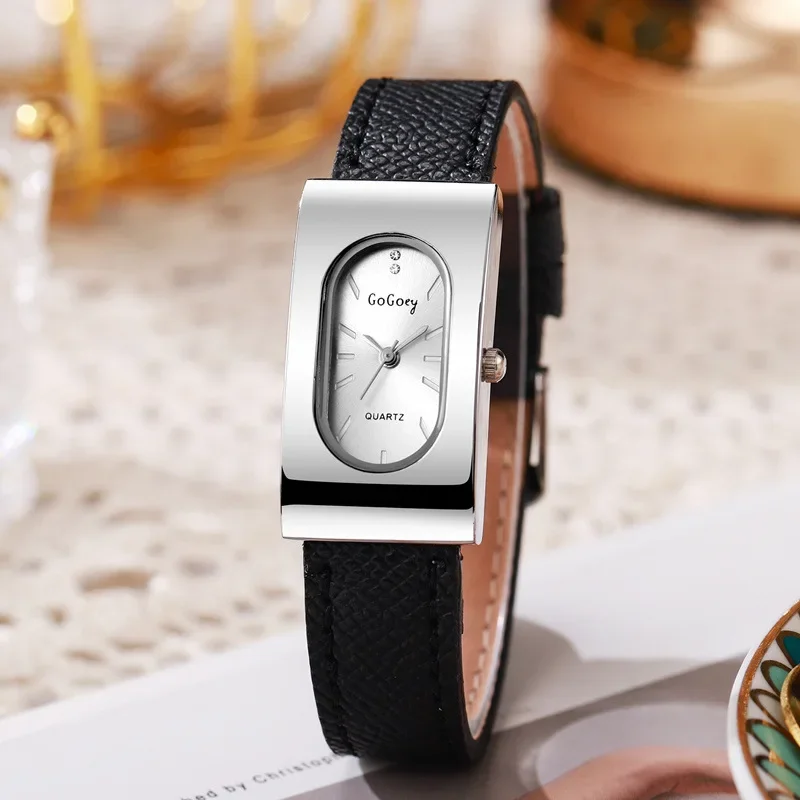 Fashion Brand Women Watch Rectangular Dial Quartz Watch Simple Leather Strap Luxury Ladies Gifts Wristwatches Dropshipping
