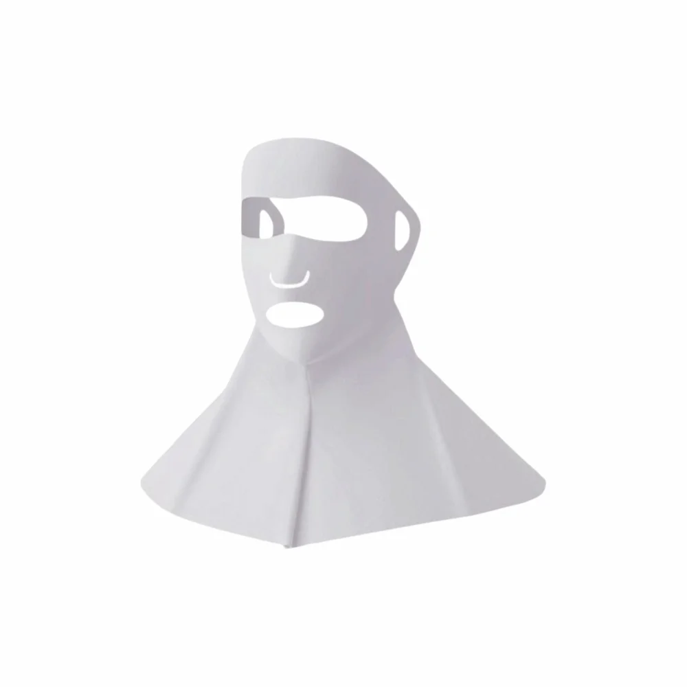 Breathable Sunscreen Face Shield Neck Protection Can Drink Water Full-face Face Cover Solid Color Sun Protection