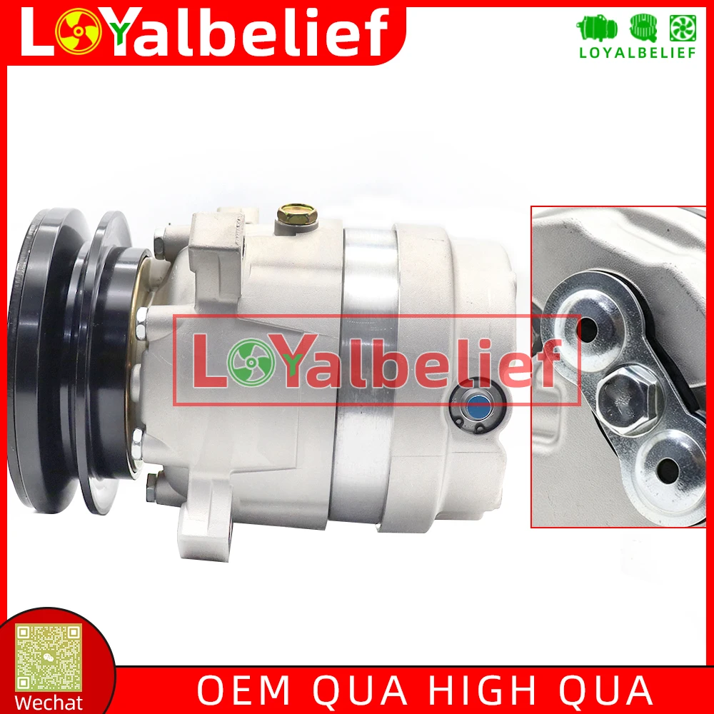 V5 AC Compressor For Mahindra 4510 5010 6010 6110 7010 Kioti DK45 DK55 DK65S TYM T1003 T903 T803 T754 5110506 16608303201