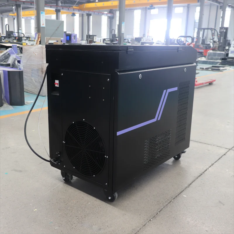 High Efficiency Max Fiber Laser Source AccTek 1500w 2kw 3000w Fiber Laser Rust Removal Machine for Metal Steel