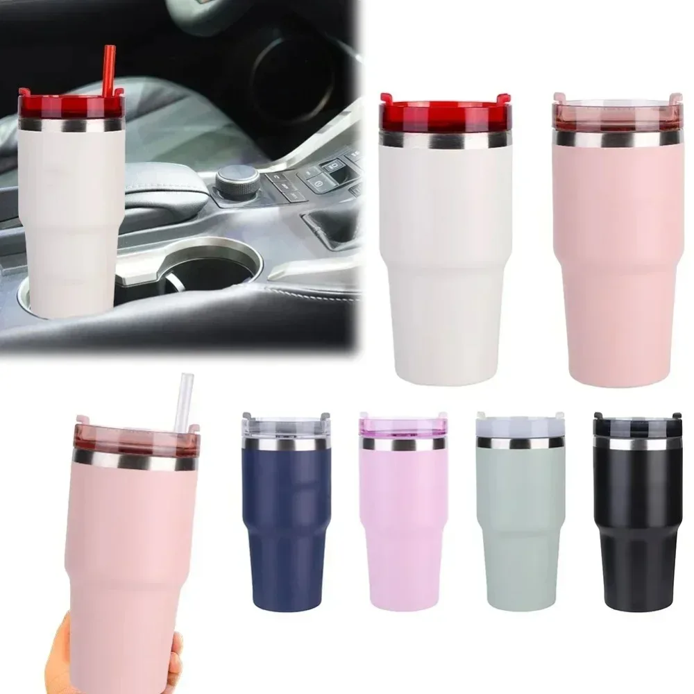 For Stanley Cup 20oz Stainless Steel Vacuum Insulated Tumbler with Lid and Straw Thermal Coffee Car Cups for Sport Water Cup