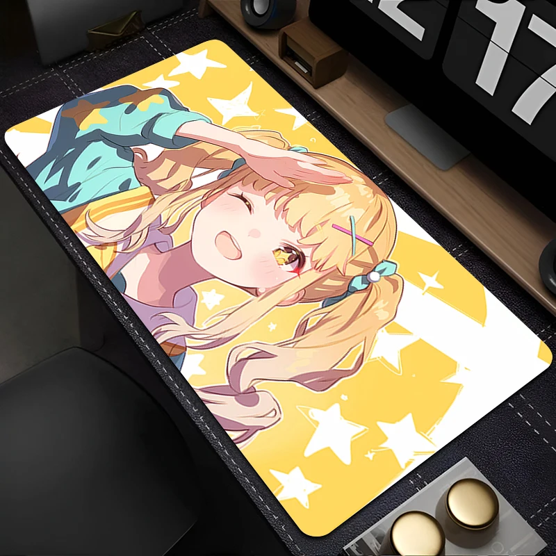 

Mouse Pad PC Accessories Cartoon Keyboard Pad Office Desk Mat Anti Slip Mousepad Natural Rubber Anime Girls Gaming Extended Pad