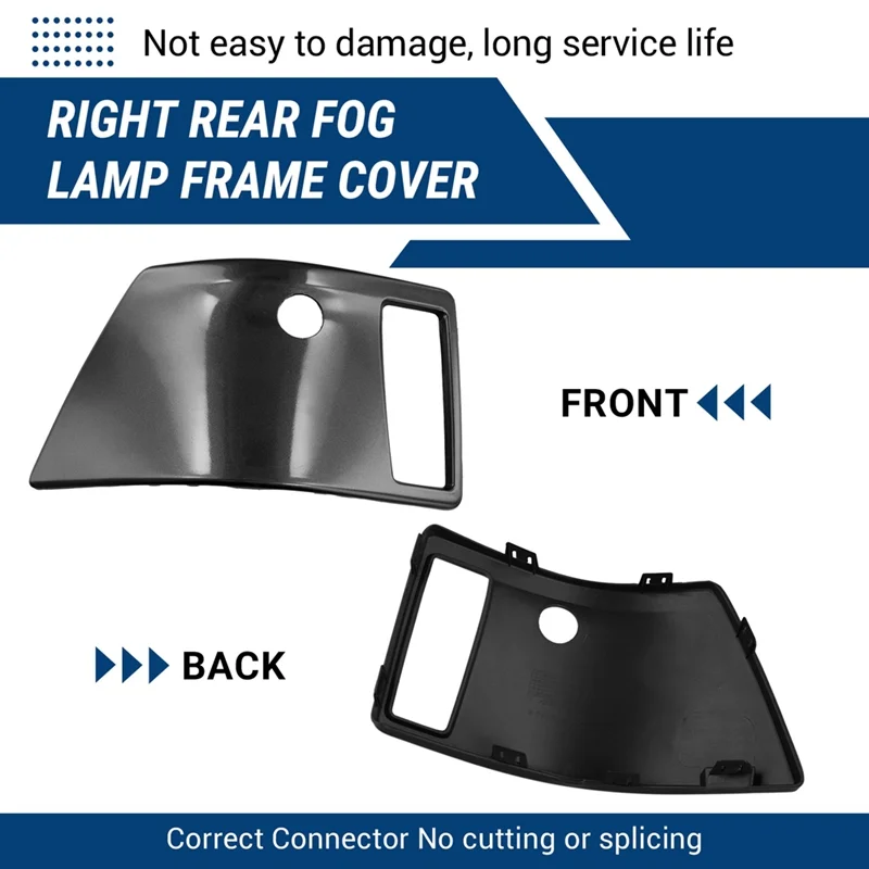 المصد الخلفي للسيارة إطار فوجليت مع فتحة رادار لخزان الجدار العظيم 300 إصدار المدينة غطاء إطار مصباح الضباب الخلفي-N25R #2