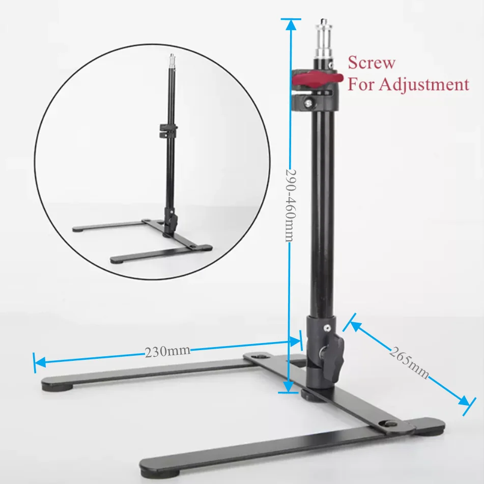 Desktop Foldable Overhead Tripod for Smartphone Bracket Arm With Phone Holder Photography Table Stand Live Photo Video Shooting