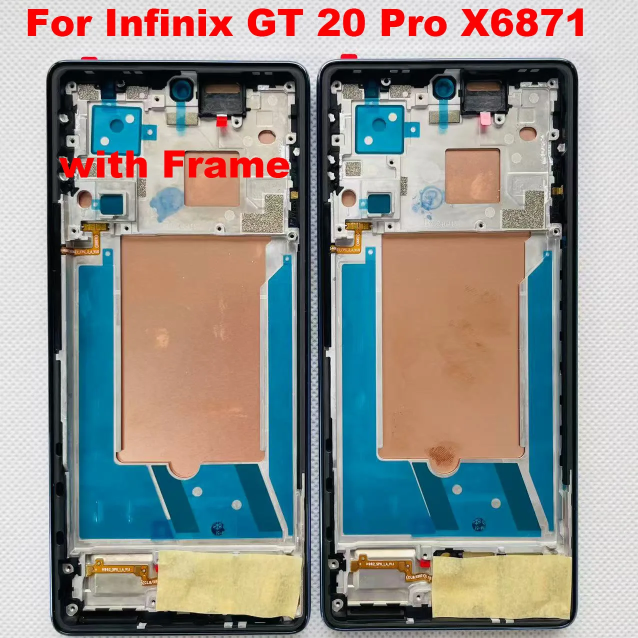 Original AMOLED 6.78' For Infinix Note 40 4G X6853 Tecno Camon 30 Pro CL8 GT 20 Pro X6871 LCD Display Digitizer Touch Assembly