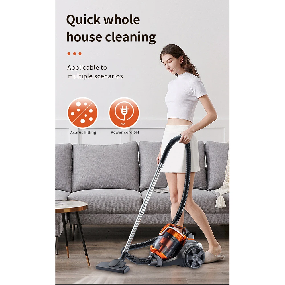 3.5L Portable Wet Dry Dual-Use Vacuum Cleaner For Car And Household Appliances, Handheld Push Rod Vacuum Cleaner 무선청소기 dc모터