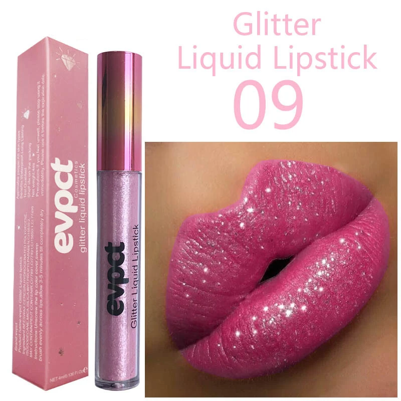 Lápiz labial con brillo de labios de fórmula de larga duración, Color brillante, acabado de alto brillo, brillo metálico hidratante, aspecto