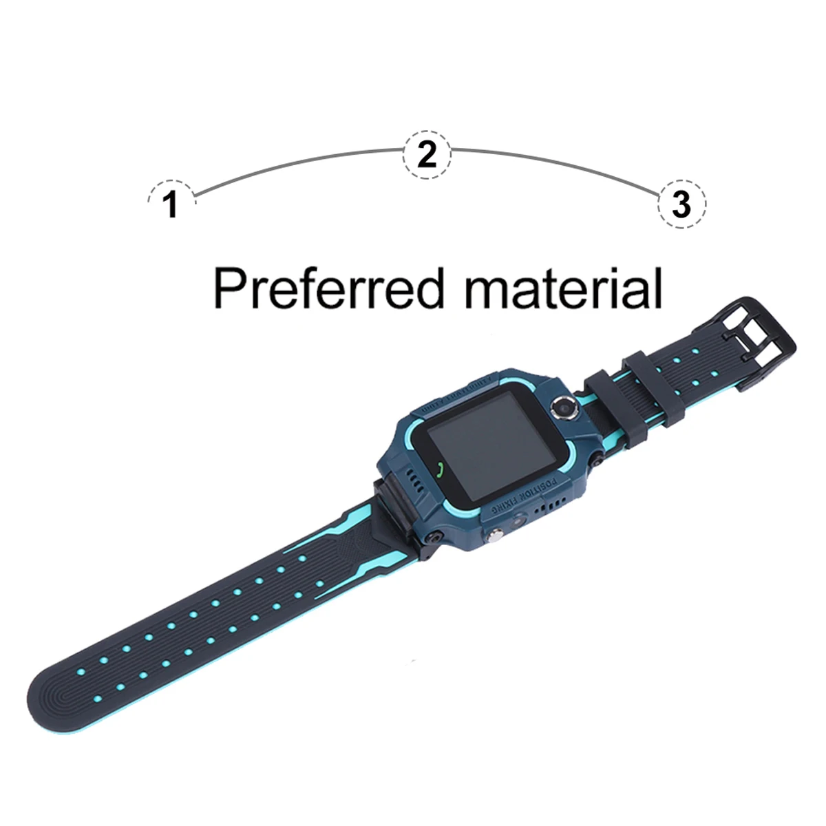Waterproof Smart Watch Lbs Positioning Sos Emergency Call Electric Fence Multi Function Gift For
