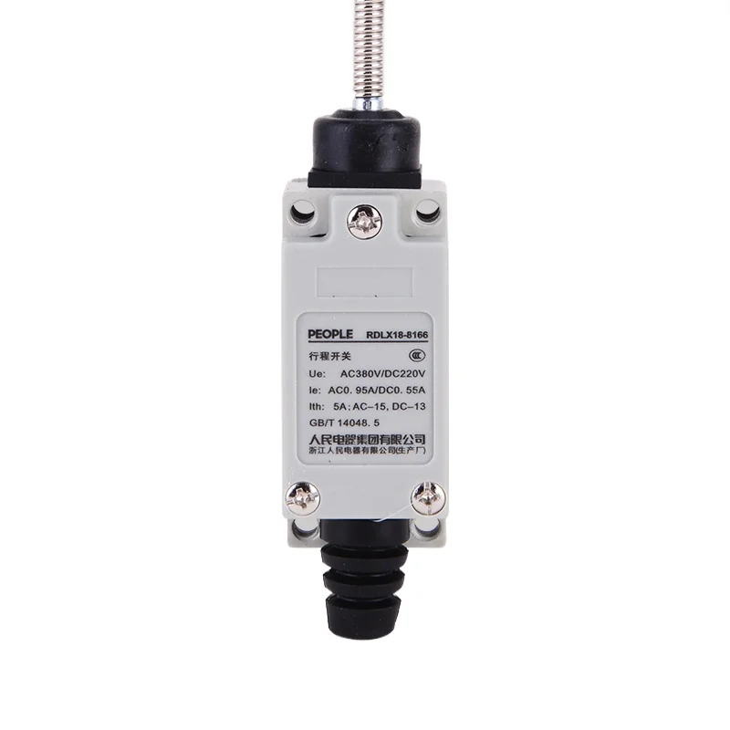 People Electric RDLX18 Limit Switch – Roller Lever Type, IP65 Waterproof, Industrial Position Control Micro Switch