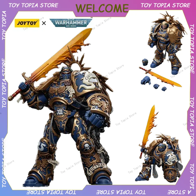 JOYTOY Warhammer 40K 1/18 Ultramarines Primarch Roboute Guilliman Action Figures Movable Figurine Collection Model Toys Gift