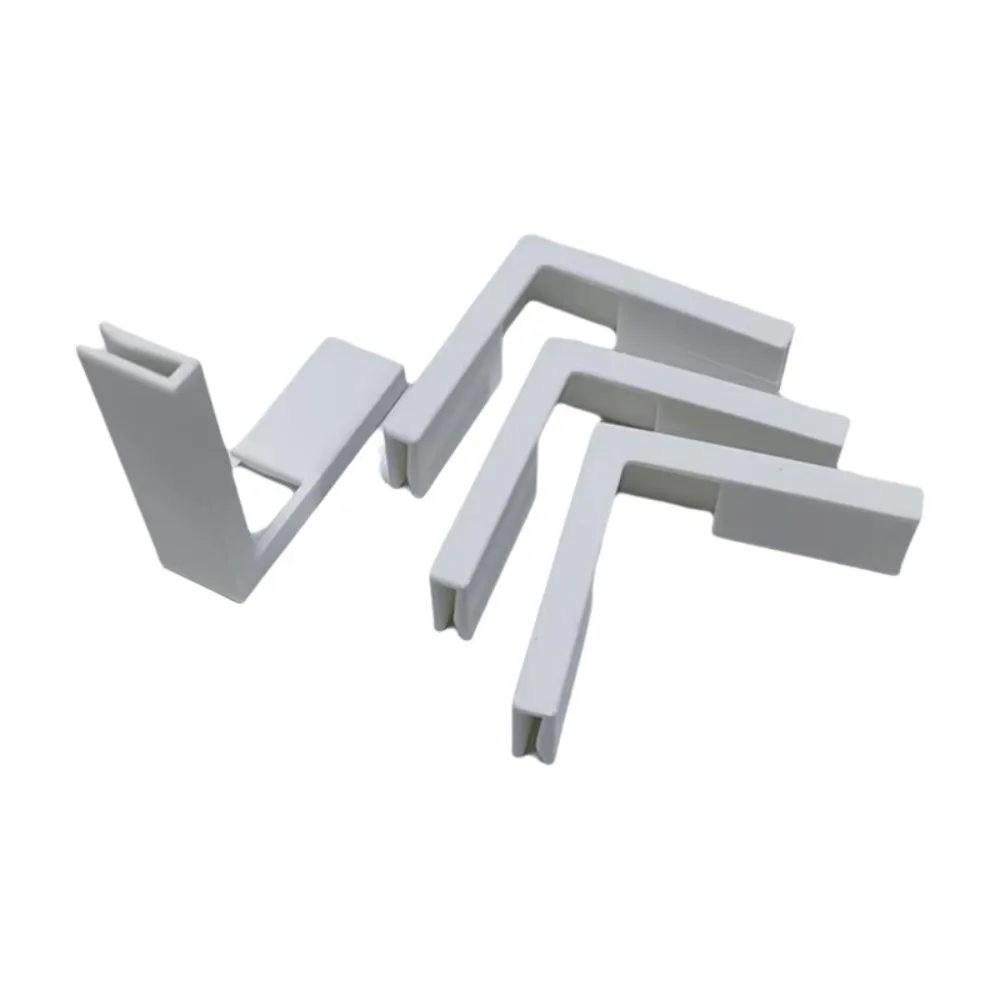 4Pcs Reusable Cardboard Corner Clips 3D Printed Rigid Plastic Corner Reinforcement Clips L Shaped Matte Finish Corner Fixing