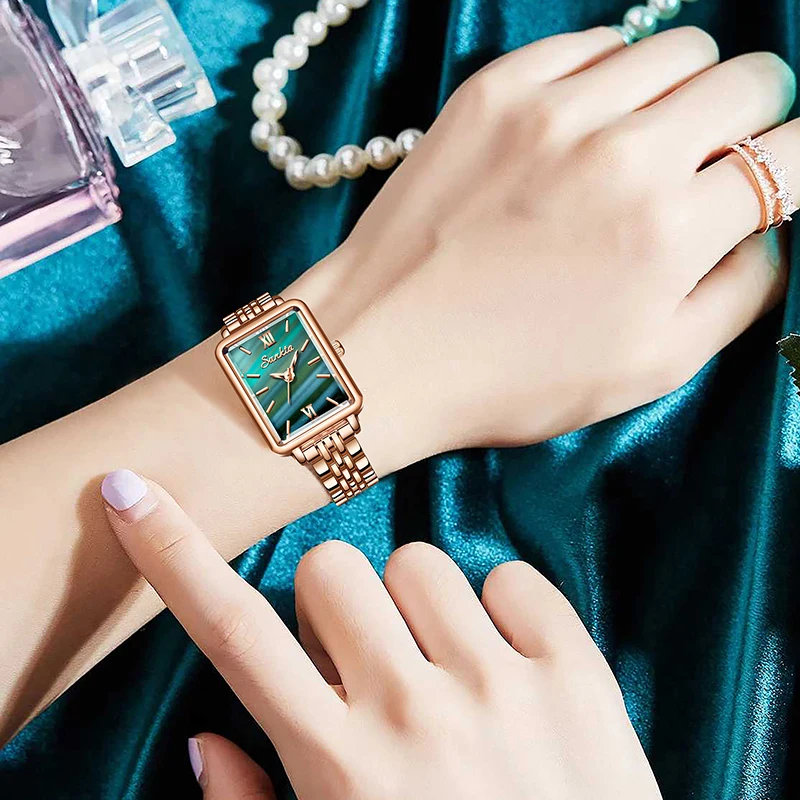 Women's Elegant Quartz Watch with Simple Steel Design
